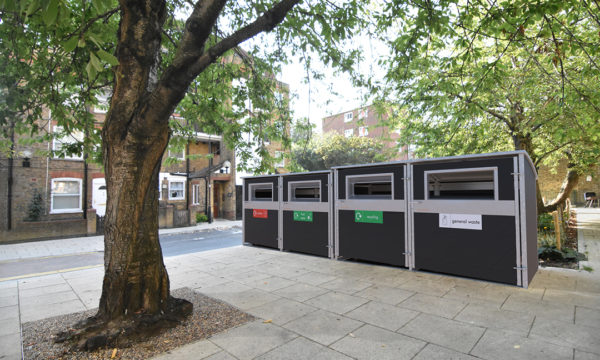 Bin Stores for Recycling and General Waste