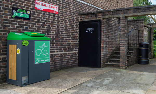 Communal Food Waste Bin Housings For Multi Family Properties