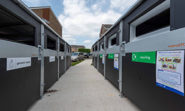 Bin Storage Units for General Waste and Recycling