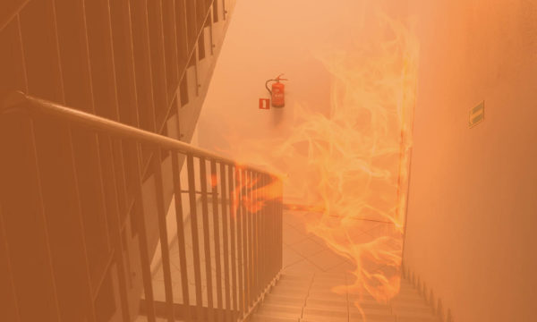 Stairwell fire