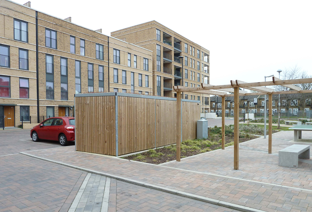 HC Bike Hubs with Greenroof