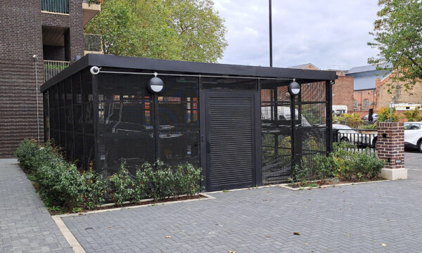 Green Roof Cycle Store at East Ham Town Hall