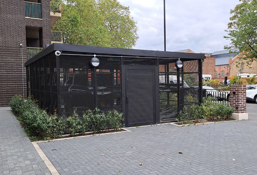 Green Roof Cycle Store at East Ham Town Hall
