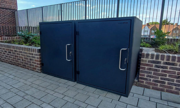 PTF18 Outdoor Storage Lockers - Grey Cladding
