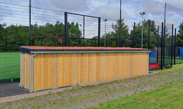Green Roof Storage Unit at Peffermill Playing Fields, University of Edinburgh