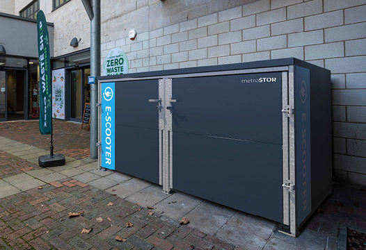E-Scooter Storage & Charging Lockers