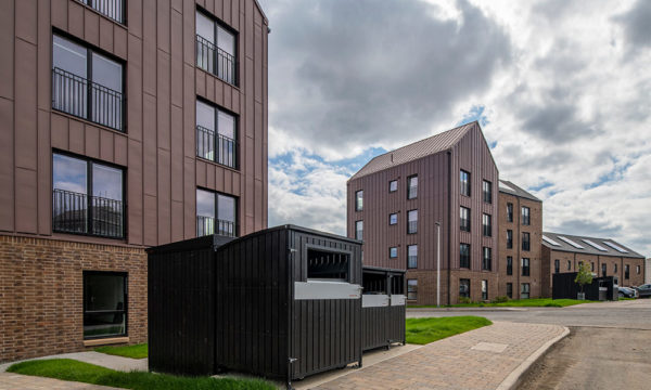 Bin Store Enclosures - Sighthill Glasgow
