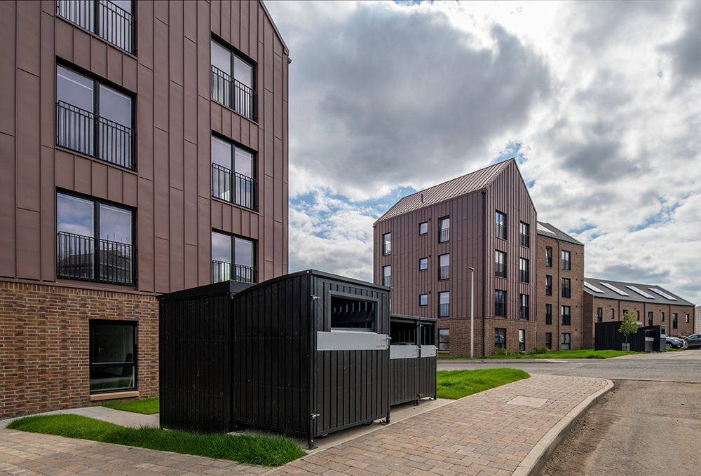 Bin Store Enclosures - Sighthill Glasgow