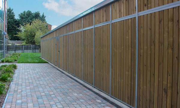 Bespoke Cycle Store with two-tier racks for bike parking