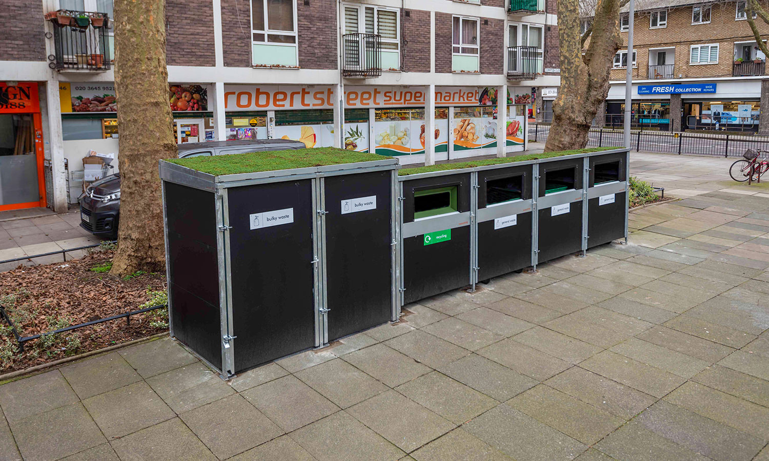Recycling Hub and Bulky Waste Store for Compton Close metroSTOR