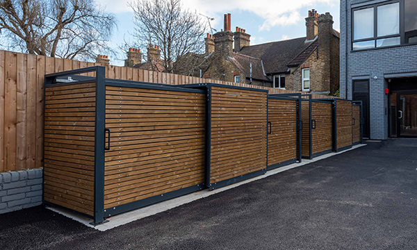 urbanspec S-Series covered bin screen