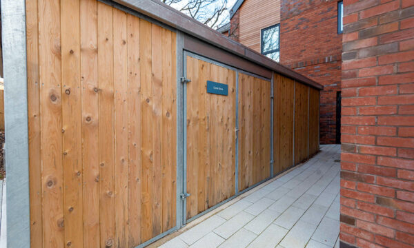 Combined bin & bike storage building