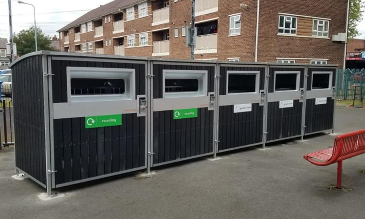 Waste & recycling bin housings