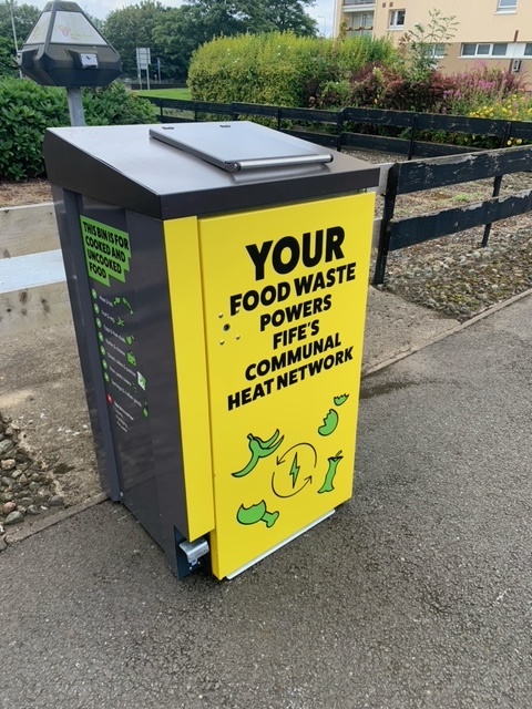 New Food Waste Bins For Ravenscraig Kirkcaldy