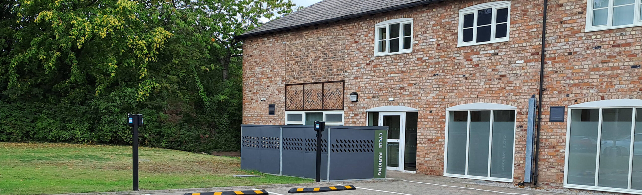 Circle Cheshire Clinic secure bike parking