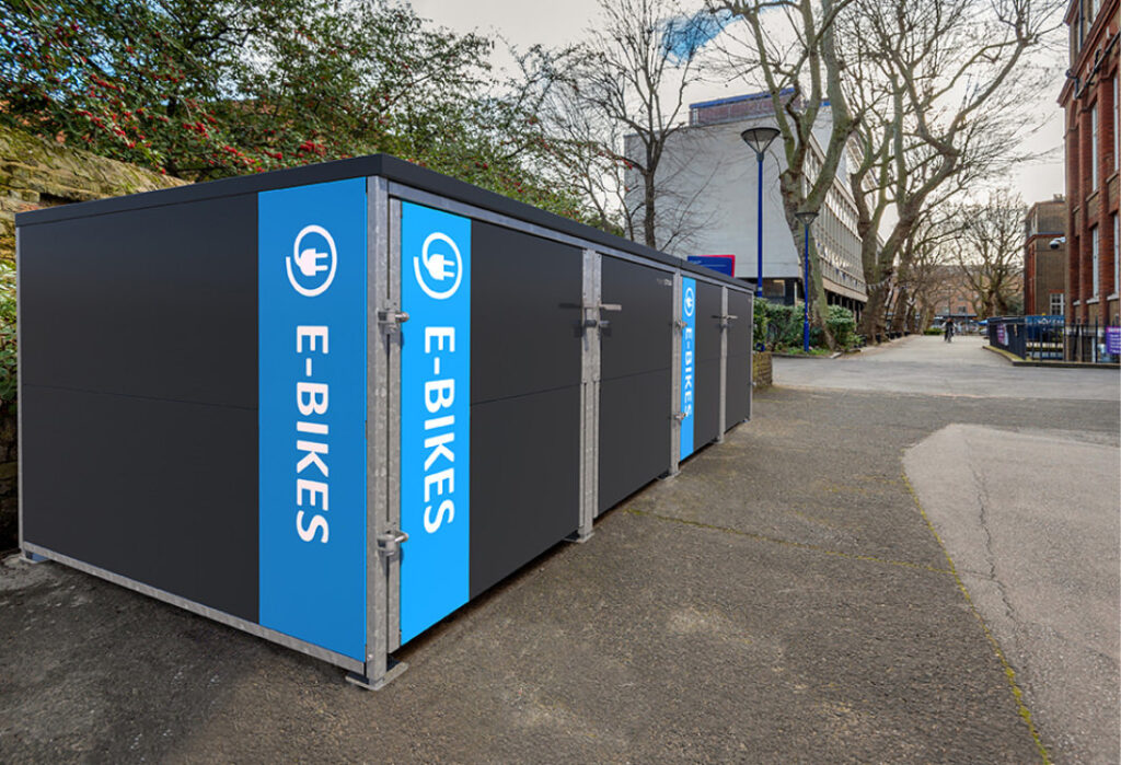 Secure e-bike storage