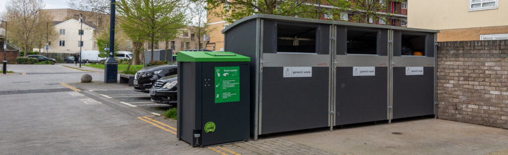 South Kilburn food scraps bin enclosure