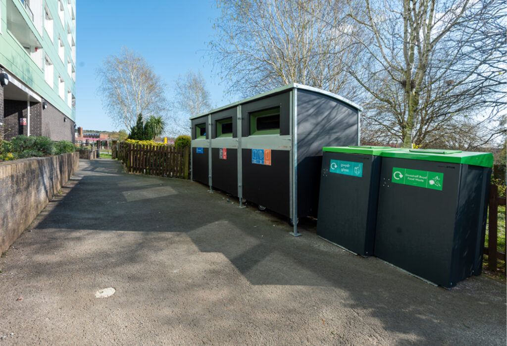 Rodent proof bin housing